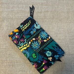 Vera Bradley Floral Wallet - Blue and Green